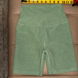 Beyond Yoga  Green Bike Shorts